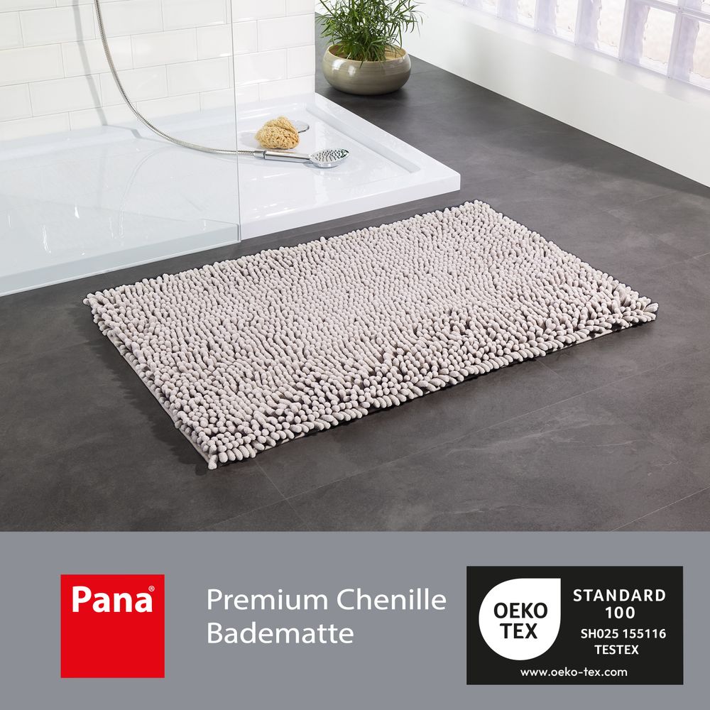 PANA® Chenille Badematten Serie aus Mikrofaser • versch. Varianten