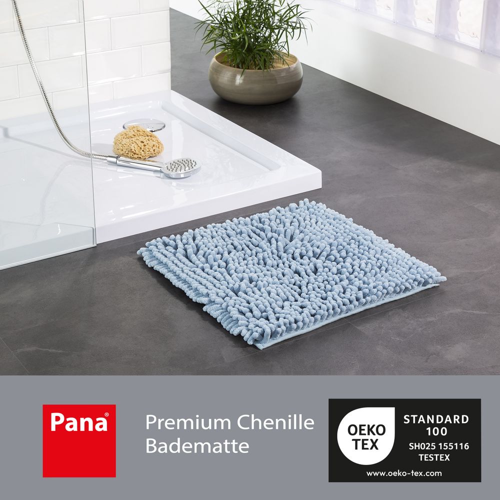 PANA® Chenille Badematten Serie aus Mikrofaser • versch. Varianten