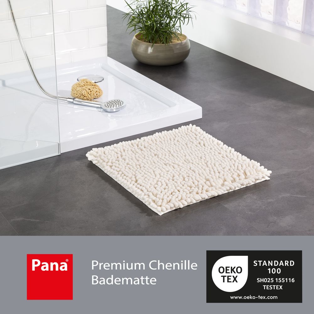 PANA® Chenille Badematten Serie aus Mikrofaser • versch. Varianten