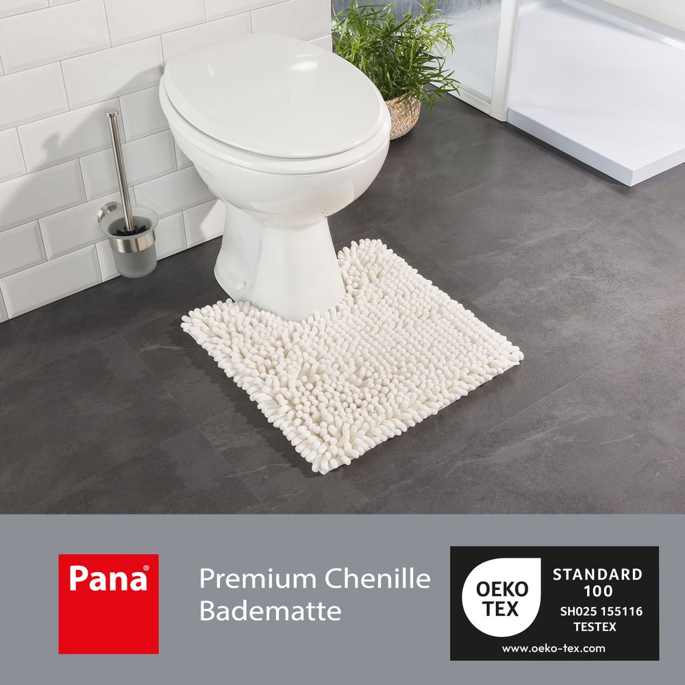 PANA® Chenille Badematten Serie aus Mikrofaser • versch. Varianten