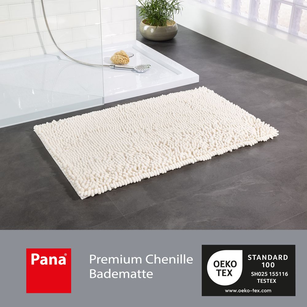 PANA® Chenille Badematten Serie aus Mikrofaser • versch. Varianten