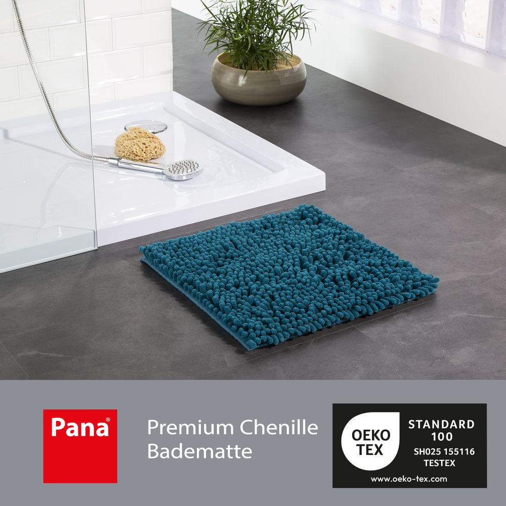 PANA® Chenille Badematten Serie aus Mikrofaser • versch. Varianten