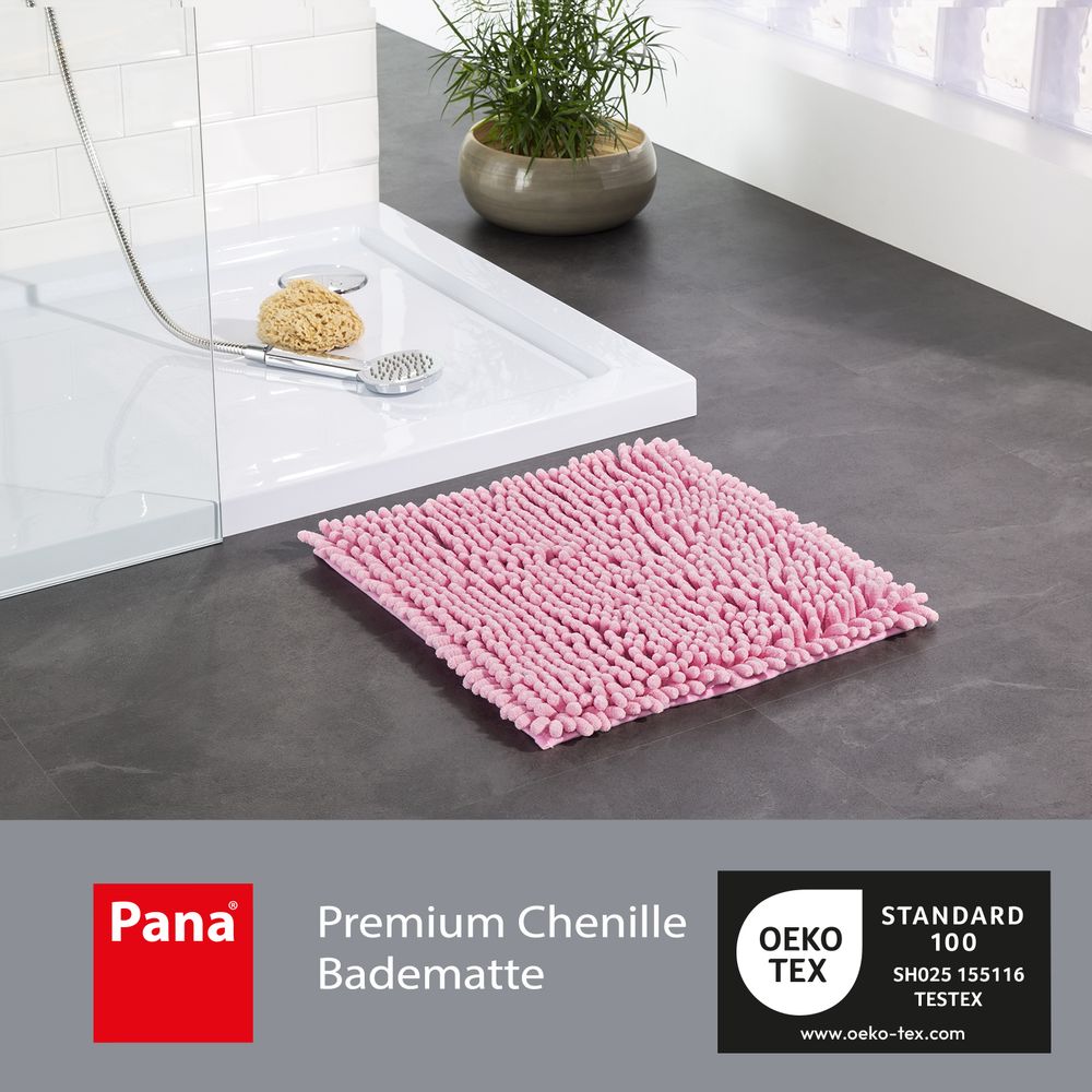 PANA® Chenille Badematten Serie aus Mikrofaser • versch. Varianten