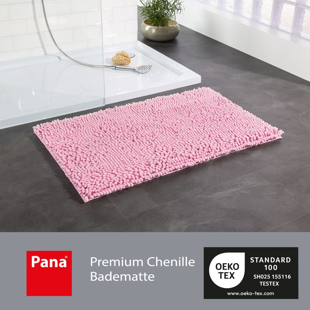 PANA® Chenille Badematten Serie aus Mikrofaser • versch. Varianten