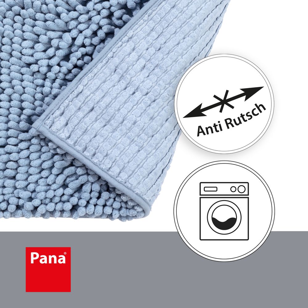 PANA® Chenille Badematten Serie aus Mikrofaser • versch. Varianten