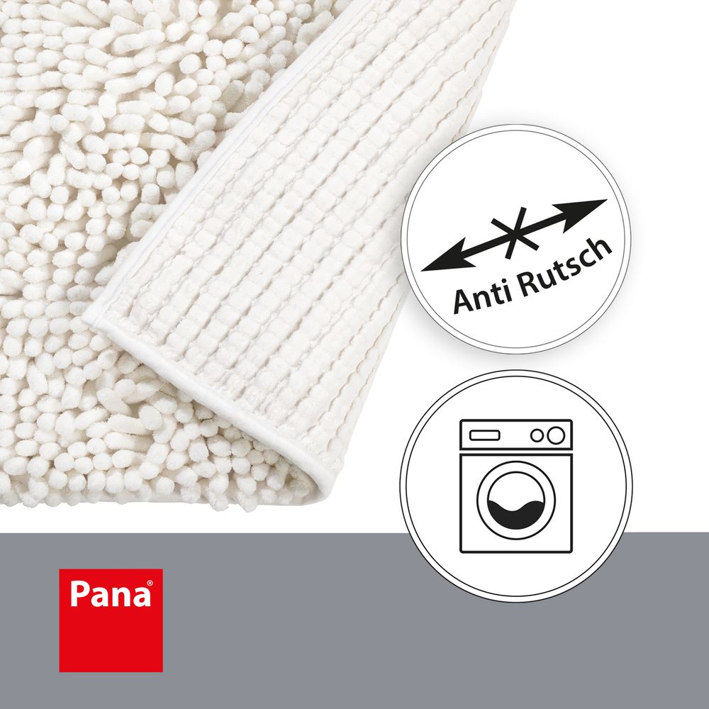 PANA® Chenille Badematten Serie aus Mikrofaser • versch. Varianten