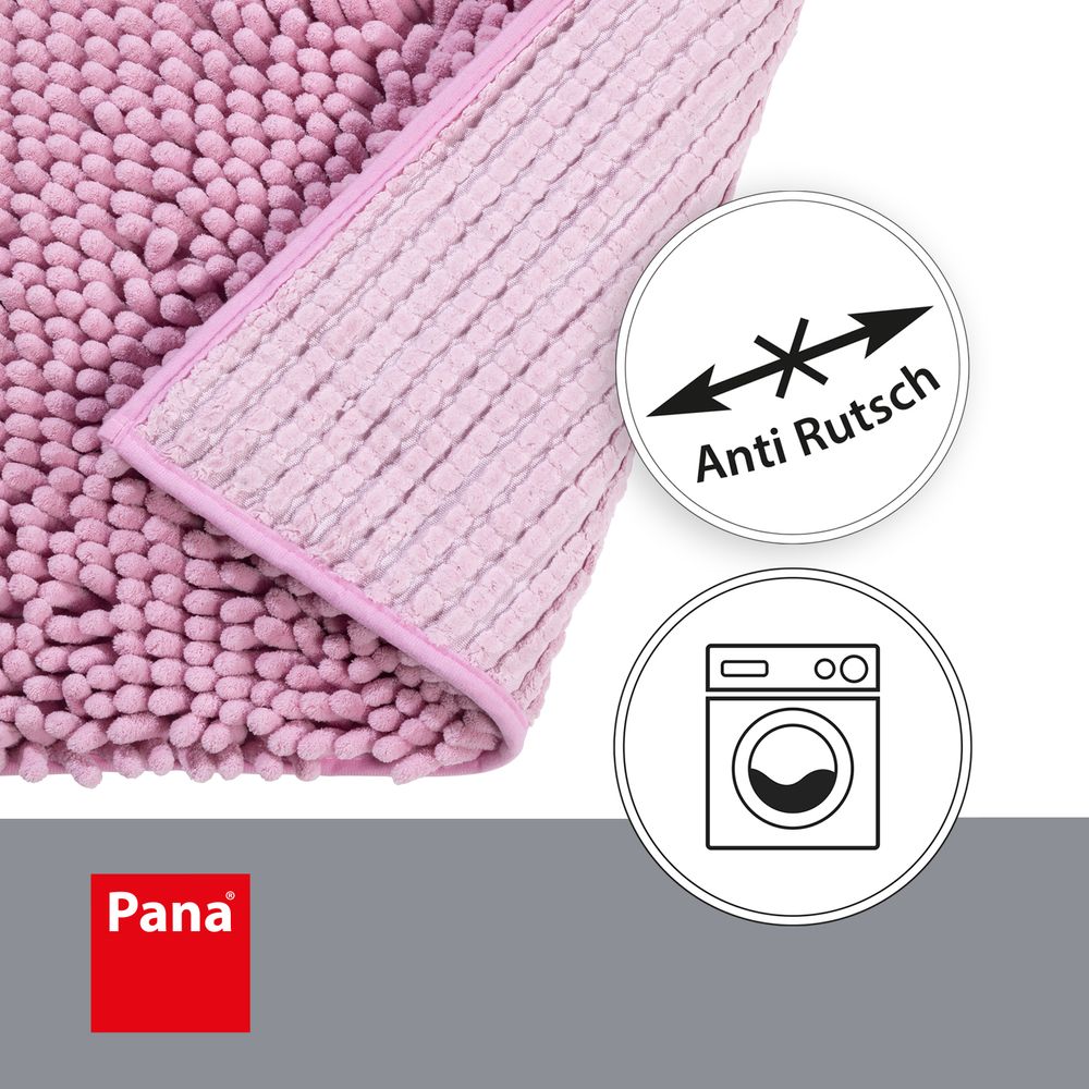 PANA® Chenille Badematten Serie aus Mikrofaser • versch. Varianten