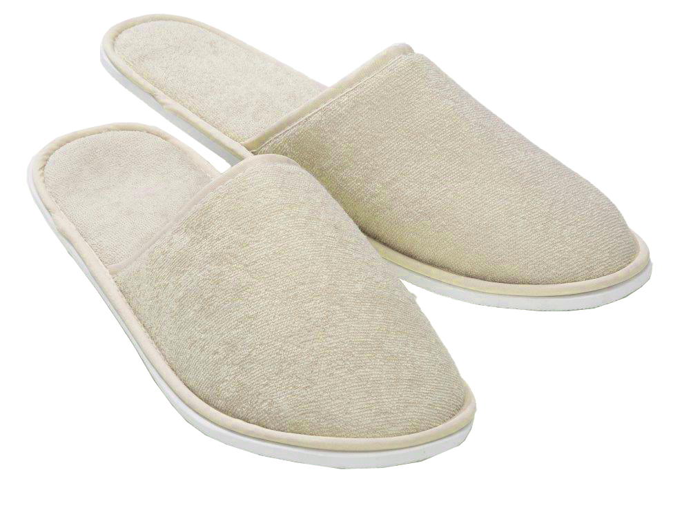 PANA® Frottier Gästepantoffeln Unisex Baumwolle • versch. Farben & Größen