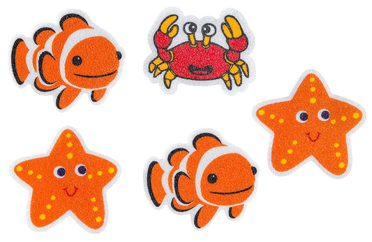 PANA® Kinder-Anti-Rutsch-Sticker für Dusche & Badewanne • 5er Set