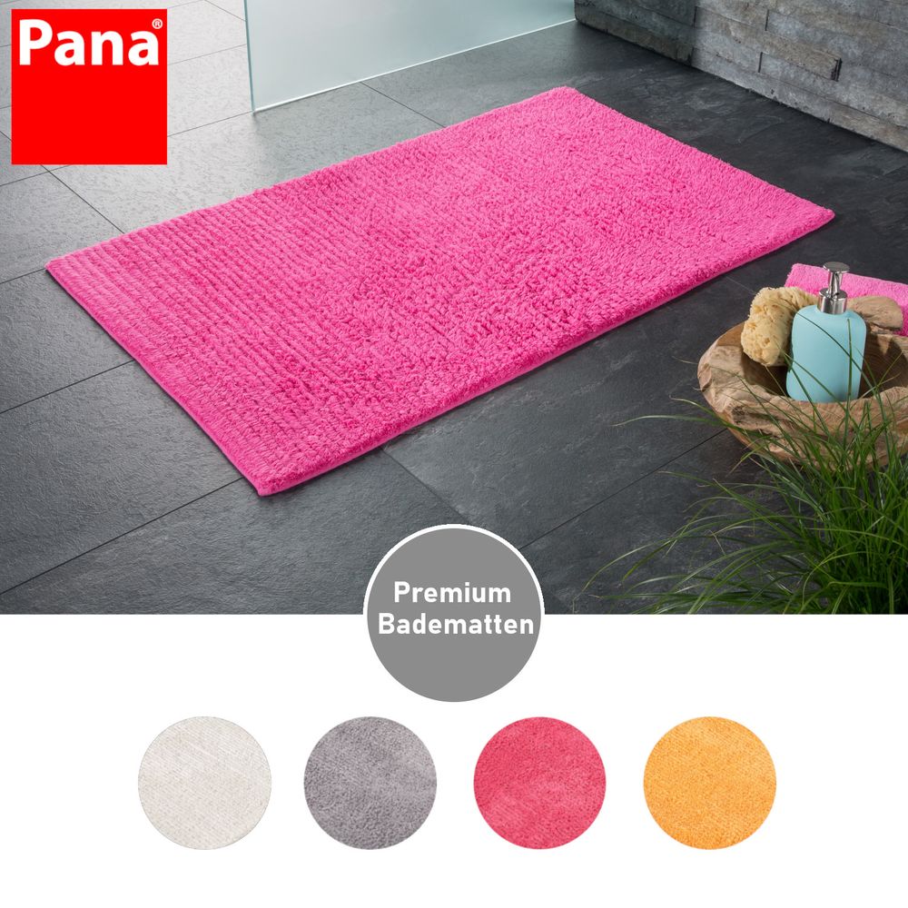 PANA® Badematten aus Baumwolle • 60 x 100 cm • versch. Farben