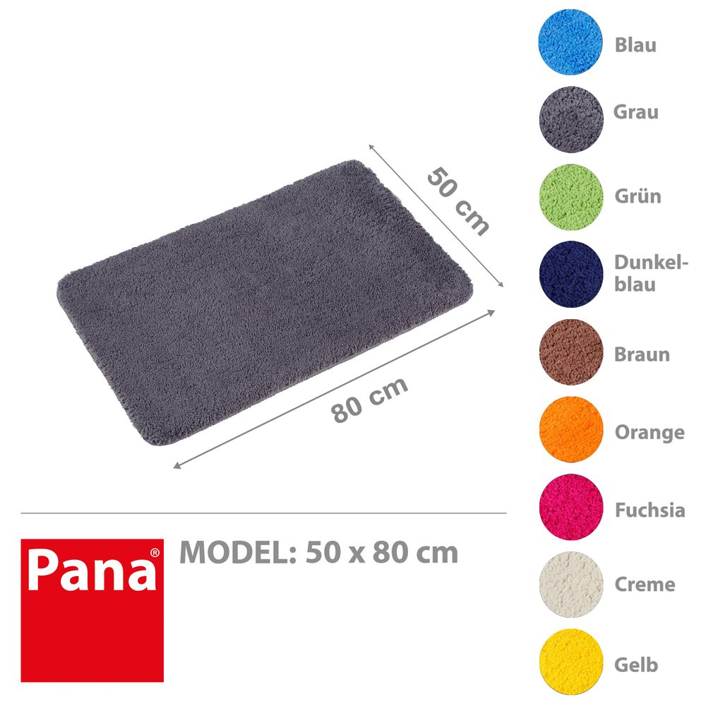 PANA® Flauschige Mikrofaser Badematten • versch. Varianten