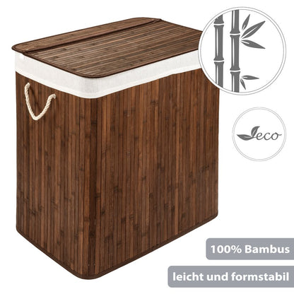 PANA® ECO Bambus Wäschekorb • versch. Größen & Farben