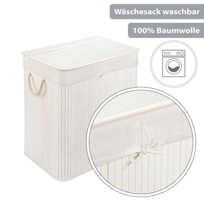 PANA® ECO Bambus Wäschekorb • versch. Größen & Farben