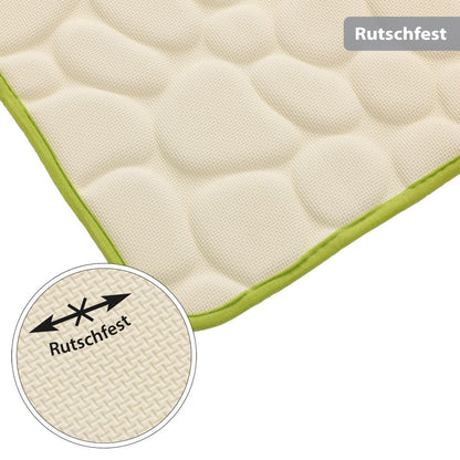 PANA® Badematte mit Memory Foam im Stein Design • versch. Farben