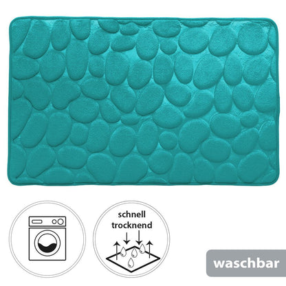 PANA® Badematte mit Memory Foam im Stein Design • versch. Farben