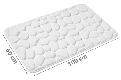 PANA® Badematte mit Memory Foam im Stein Design • versch. Farben