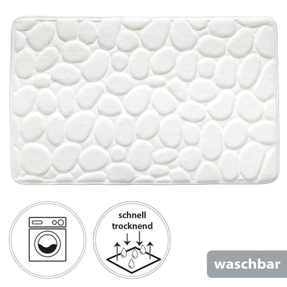 PANA® Badematte mit Memory Foam im Stein Design • versch. Farben