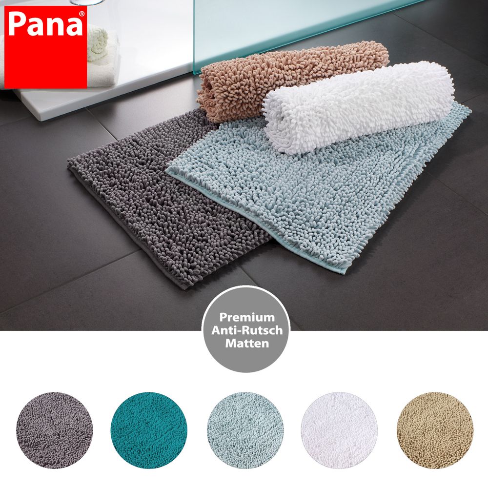 PANA® Mikrofaser Chenille Badematten • 50 x 80 cm • versch. Farben