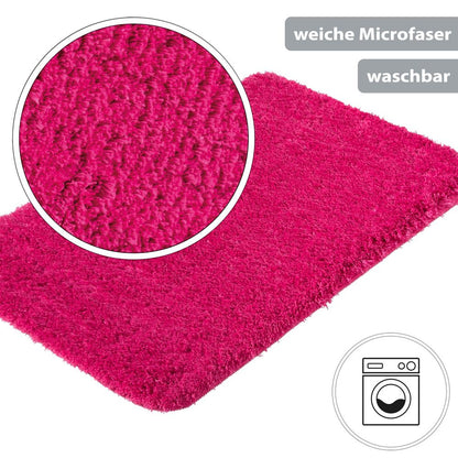 PANA® Flauschige Hochflor Badematte • versch. Größen, Formen & Farben