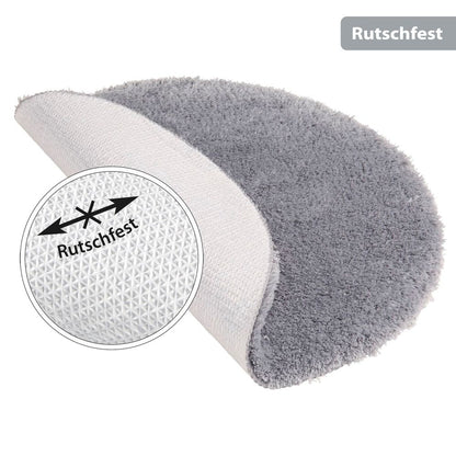 PANA® Flauschige Hochflor Badematte • versch. Größen, Formen & Farben