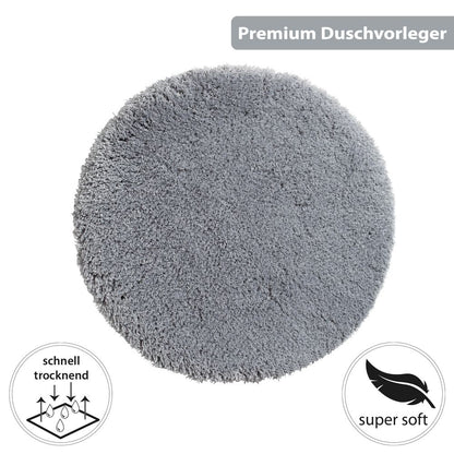 PANA® Flauschige Hochflor Badematte • versch. Größen, Formen & Farben