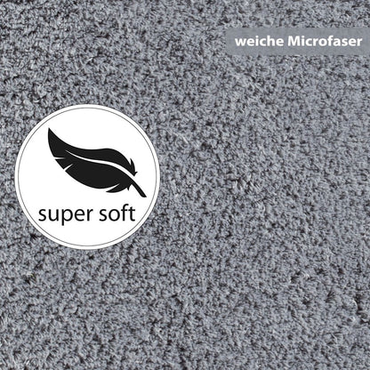 PANA® Flauschige Hochflor Badematte • versch. Größen, Formen & Farben