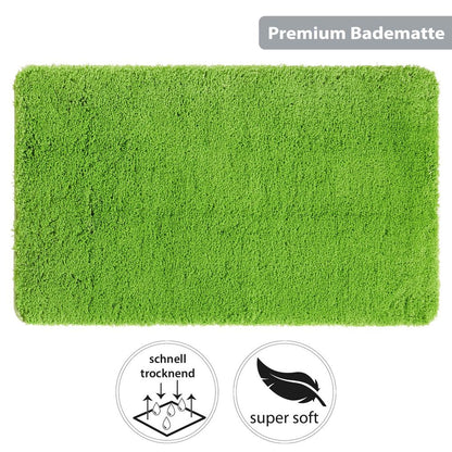 PANA® Flauschige Hochflor Badematte • versch. Größen, Formen & Farben