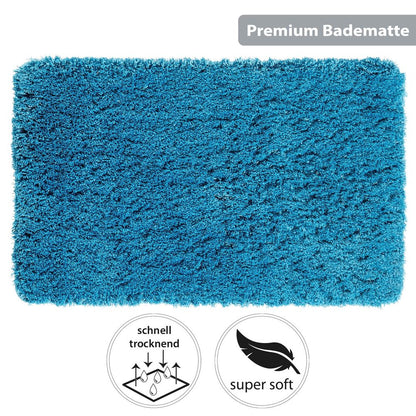 PANA® Flauschige Hochflor Badematte • versch. Größen, Formen & Farben