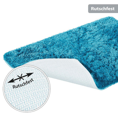 PANA® Flauschige Hochflor Badematte • versch. Größen, Formen & Farben
