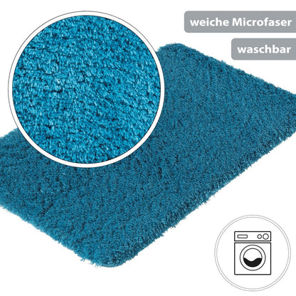 PANA® Flauschige Hochflor Badematte • versch. Größen, Formen & Farben