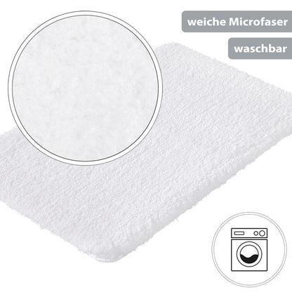 PANA® Flauschige Hochflor Badematte • versch. Größen, Formen & Farben