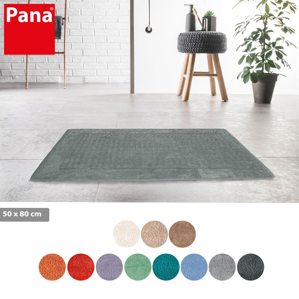 PANA® Memoryfoam Frottee Badematte • 50x80 cm • versch. Farben