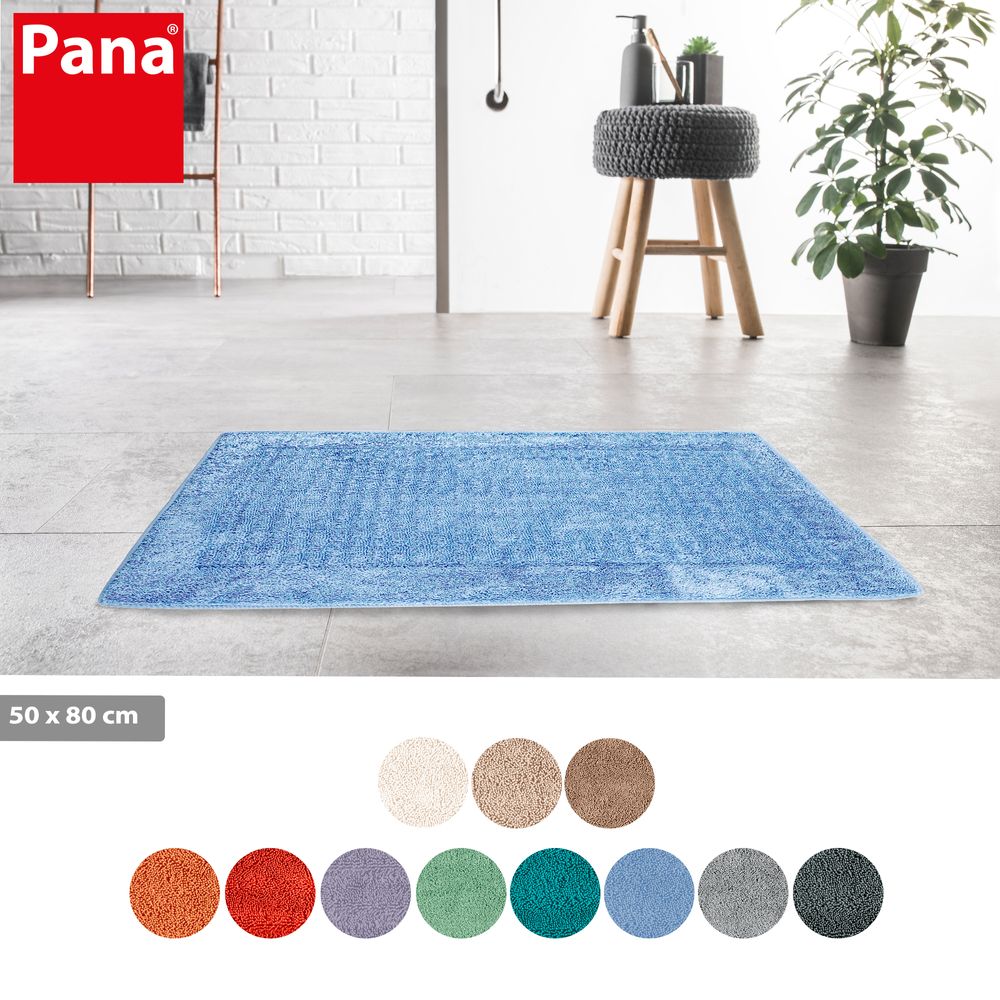 PANA® Memoryfoam Frottee Badematte • 50x80 cm • versch. Farben
