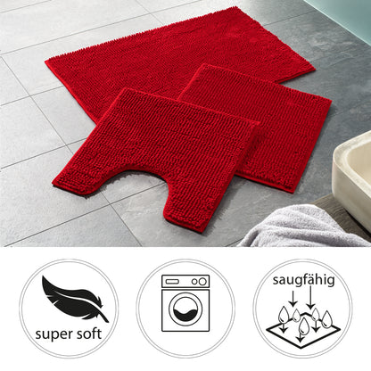 PANA® Chenille Bademattenset Mikrofaser • versch. Varianten