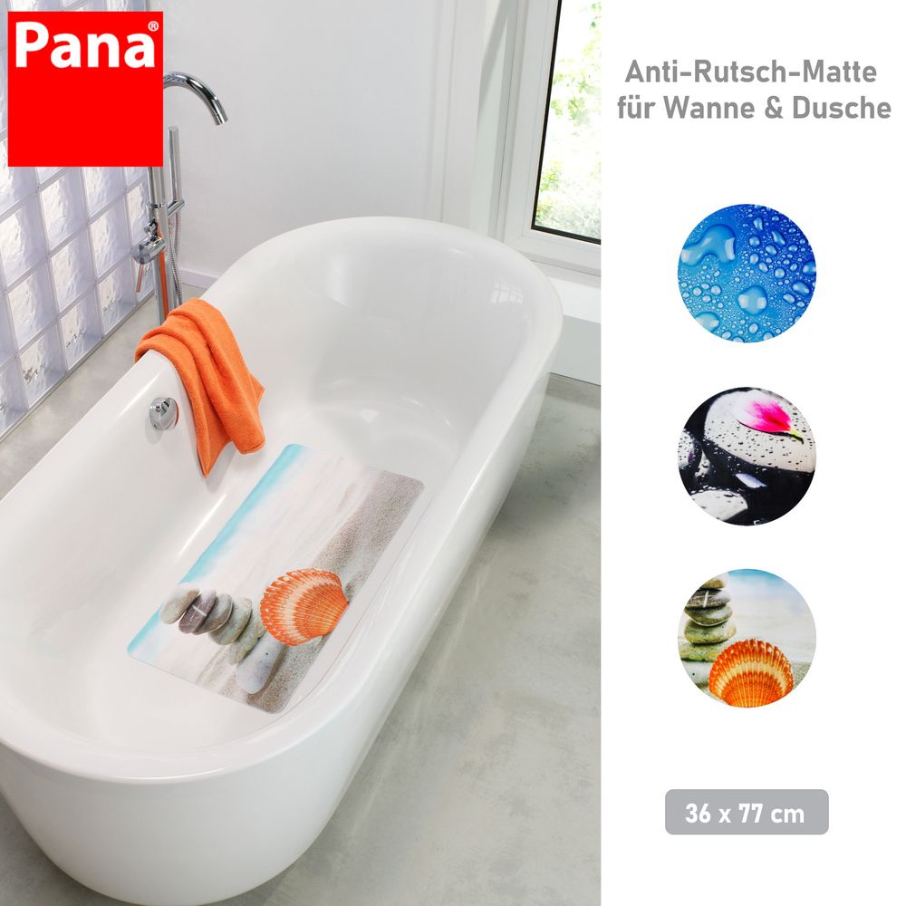 PANA® Antirutschmatten für die Badewanne • in versch. Designs