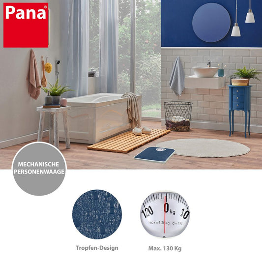 PANA® mechanische Personenwaage im Retro Stil • max. 130kg