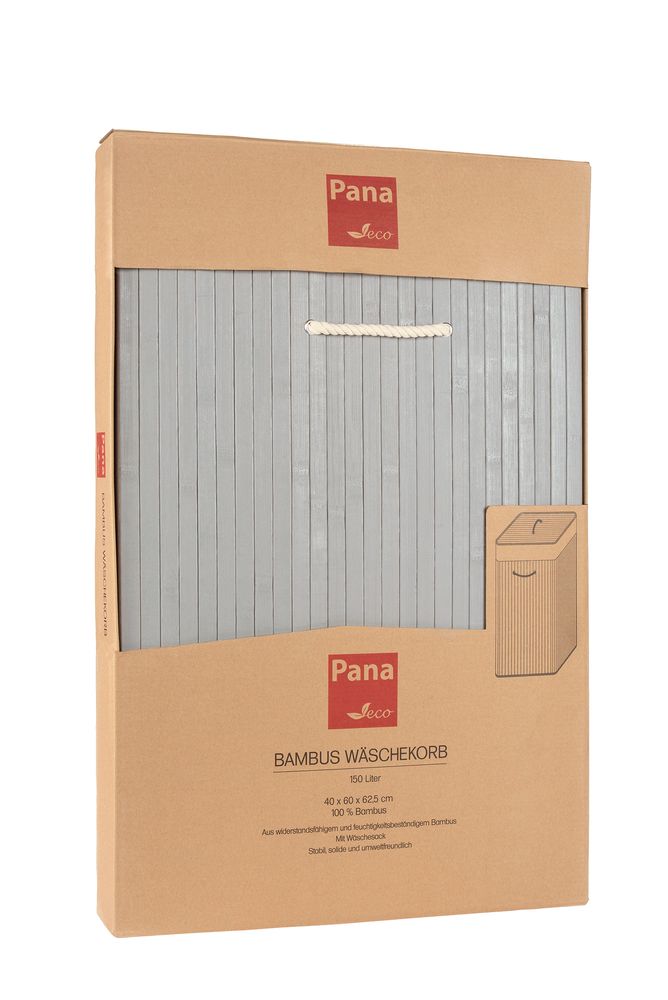 PANA® ECO Bambus Wäschekorb • versch. Größen & Farben