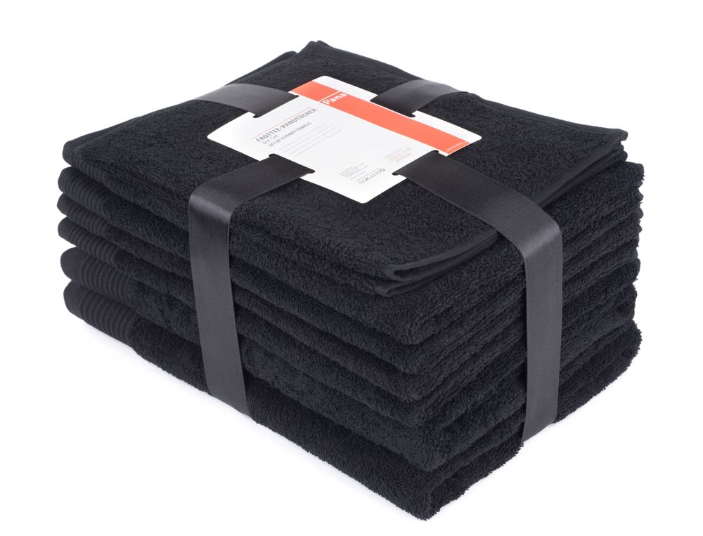 PANA® 8-tlg. Frottier Handtuch-Set • Gäste-, Hand- und Duschtuch • versch. Farben