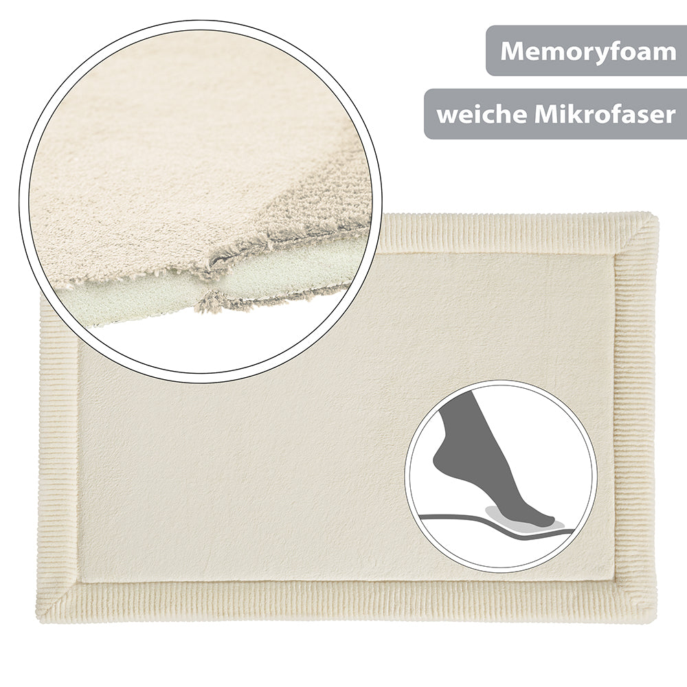 PANA® Memory Foam Badematte • 60 x 90 cm • versch. Farben