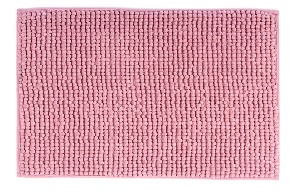 Auf diesem Bild befindet sich ein rutschfester Badewannen-Vorleger aus Microfaser in der Farbe alt-rosa.