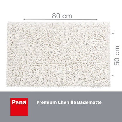 PANA® Chenille Badematten Serie aus Mikrofaser • versch. Varianten