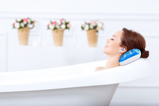 PANA®be Cool Badewannenkissen mit kühlenden Gel-Perlen